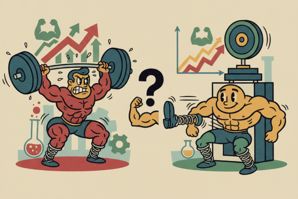 Illustration for Squats vs. Leg Extensions: What Science Says About Building Bigger Legs