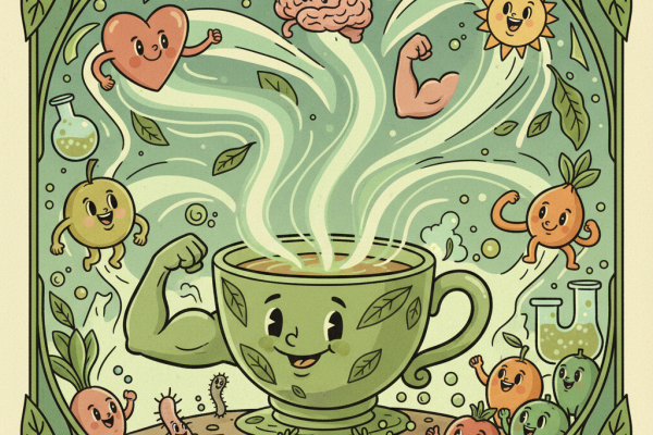 Illustration for Green Tea Extract: What Science Says About Weight, Brain, and Skin Health
