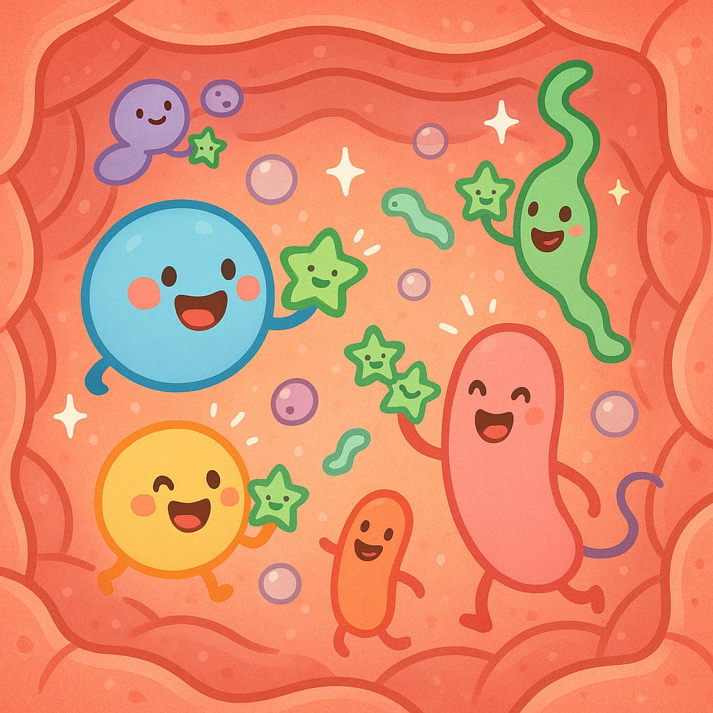 Green tea polyphenols act like food for your beneficial gut bacteria, helping them grow and thrive. This interaction helps create a healthier balance in your gut.