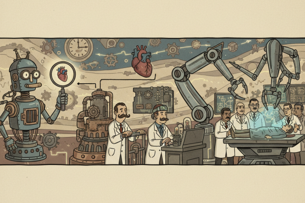 Illustration for How Robots Became Surgeons: The Surprising History of Robotic Surgery