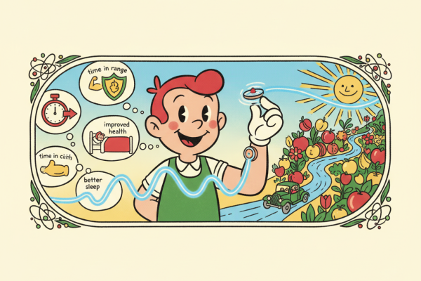 Illustration for Continuous Glucose Monitoring: What the Latest Science Says