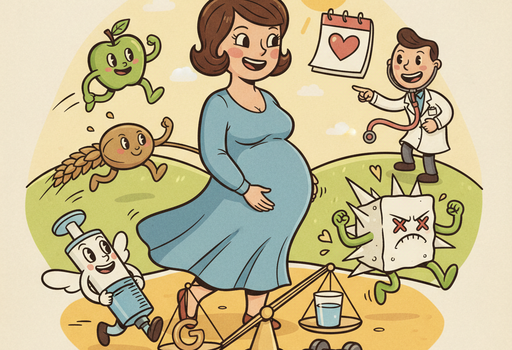 Illustration for What Science Actually Says About Managing Gestational Diabetes