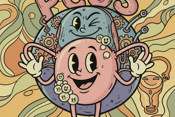 Illustration for What Science Actually Says About Ovarian Cysts in PCOS