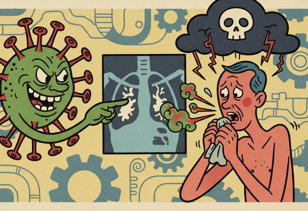 Illustration for Does COVID-19 Cause a Different Kind of Pneumonia? What the Science Says