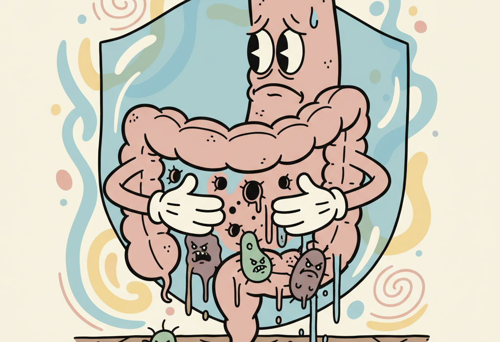 Illustration for Does Leaky Gut Syndrome Actually Exist? What the Latest Science Says