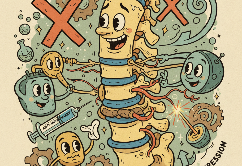 Illustration for Treating Lumbar Spinal Stenosis: What the Latest Science Says