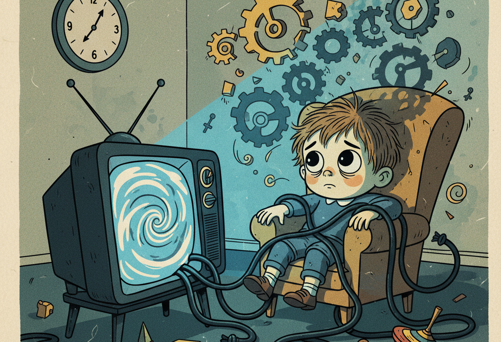 Illustration for Is Your Child’s Tablet Rewiring Their Brain? The Science of Screen Time