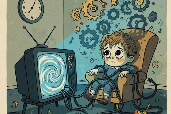 Illustration for Is Your Child’s Tablet Rewiring Their Brain? The Science of Screen Time