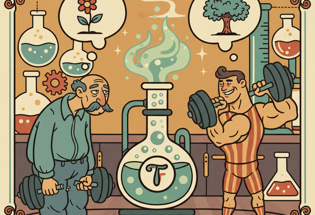 Illustration for What Science Actually Says About Low Testosterone Treatment