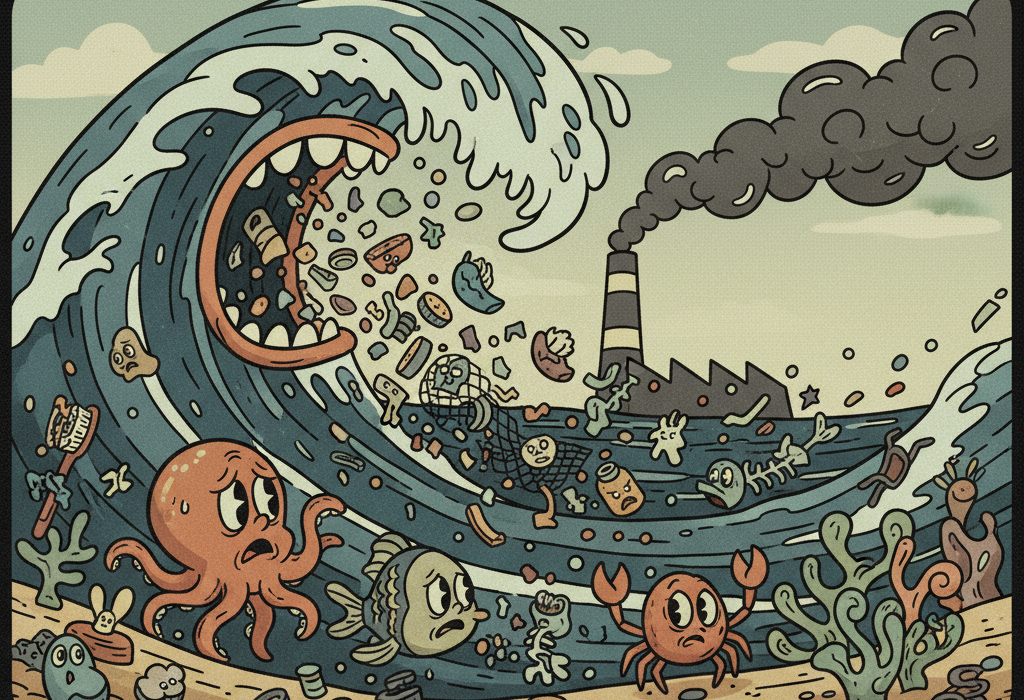 Illustration for Microplastics Are Everywhere: What Science Says About the Risks