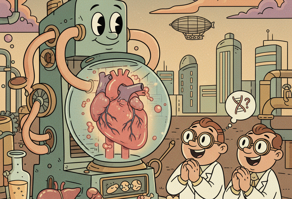 Illustration for Can We Print Body Parts? The Science of 3D Tissue Printing