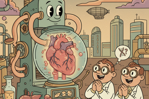 Illustration for Can We Print Body Parts? The Science of 3D Tissue Printing