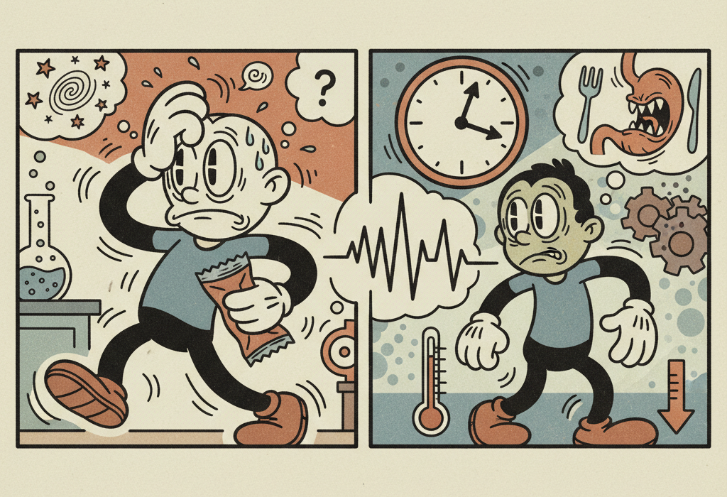 Illustration for What Science Actually Says About Low Blood Sugar Symptoms