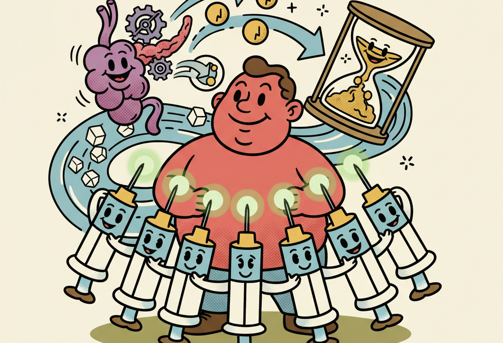 Illustration for How GLP-1 Drugs Actually Treat Type 2 Diabetes: What the Science Shows