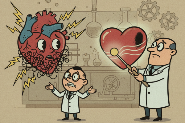 Illustration for How Science Actually Treats Heart Arrhythmias: Medications vs. Ablation