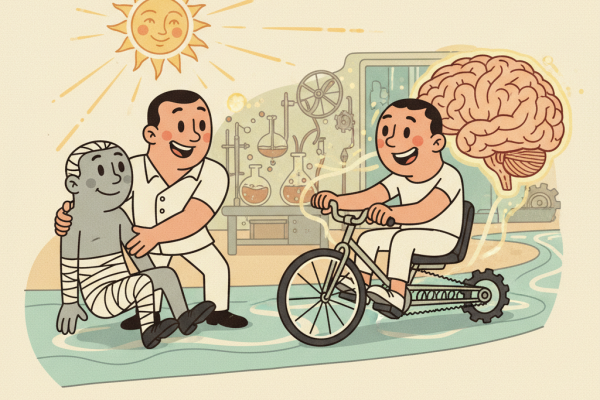 Illustration for How Science Approaches Physical Rehabilitation After Stroke