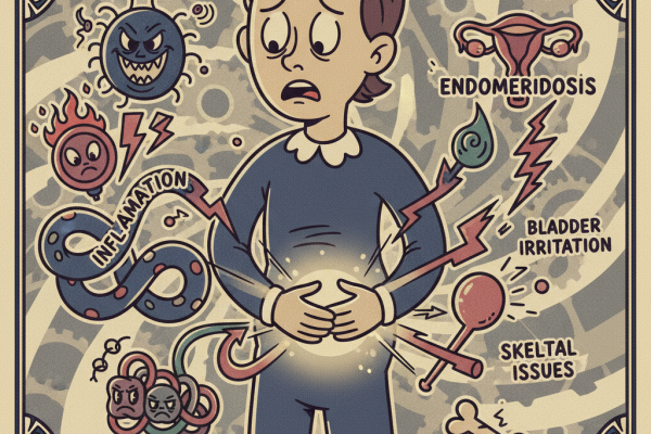 Illustration for Understanding Pelvic Pain: What Science Says About the Causes