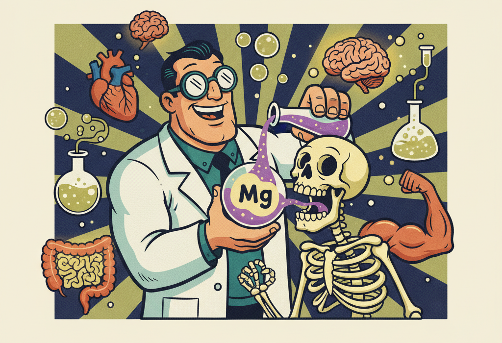 Illustration for What Science Actually Says About Magnesium Supplements