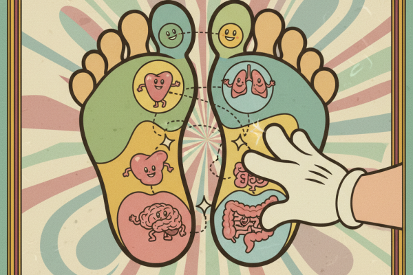 Illustration for Does Foot Reflexology Actually Work? What Science Says About the 'Body Map' on Your Feet
