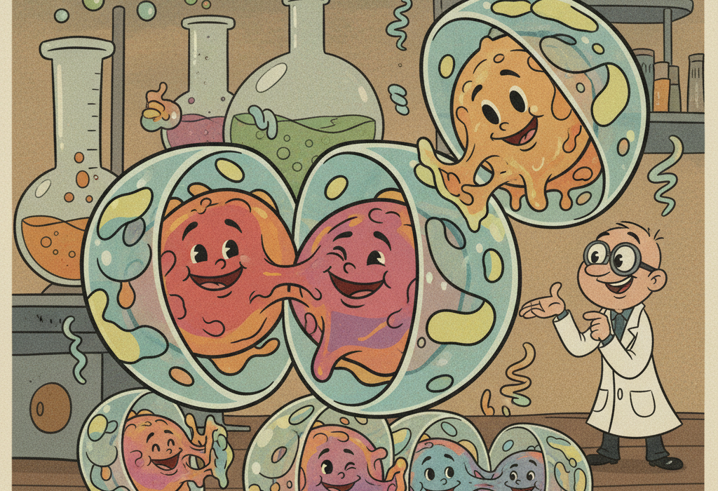 Illustration for How Tiny Microcapsule Shells Protect Our Food and Medicine