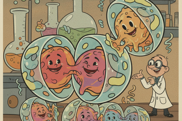 Illustration for How Tiny Microcapsule Shells Protect Our Food and Medicine