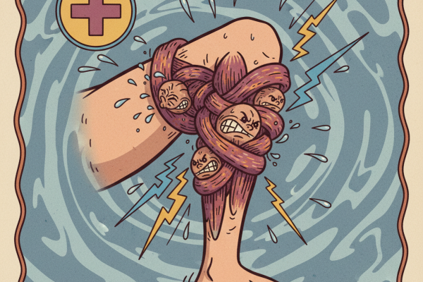 Illustration for Why Do Muscles Cramp? What Science Says About Pickle Juice, Electrolytes, and Stretching