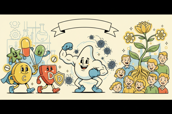 Illustration for How Vitamins Actually Affect Your Immune System: What Science Says