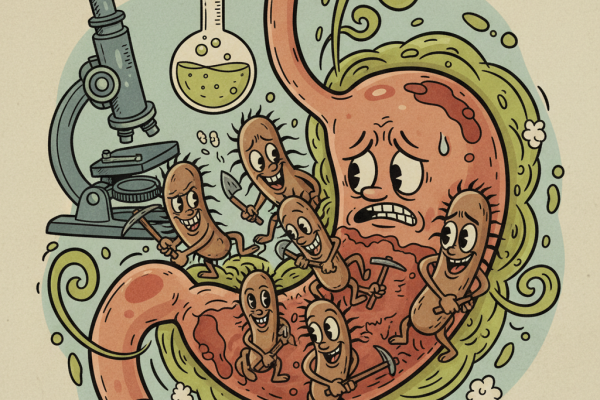 Illustration for What Science Actually Says About Helicobacter Pylori and Your Health