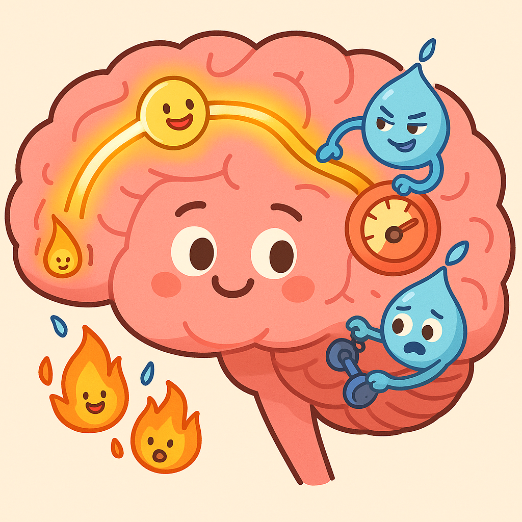 This illustration shows how chronic alcohol use changes the brain: it hijacks the reward system, puts the stress system into overdrive, and causes inflammation, all making it harder to stop drinking.