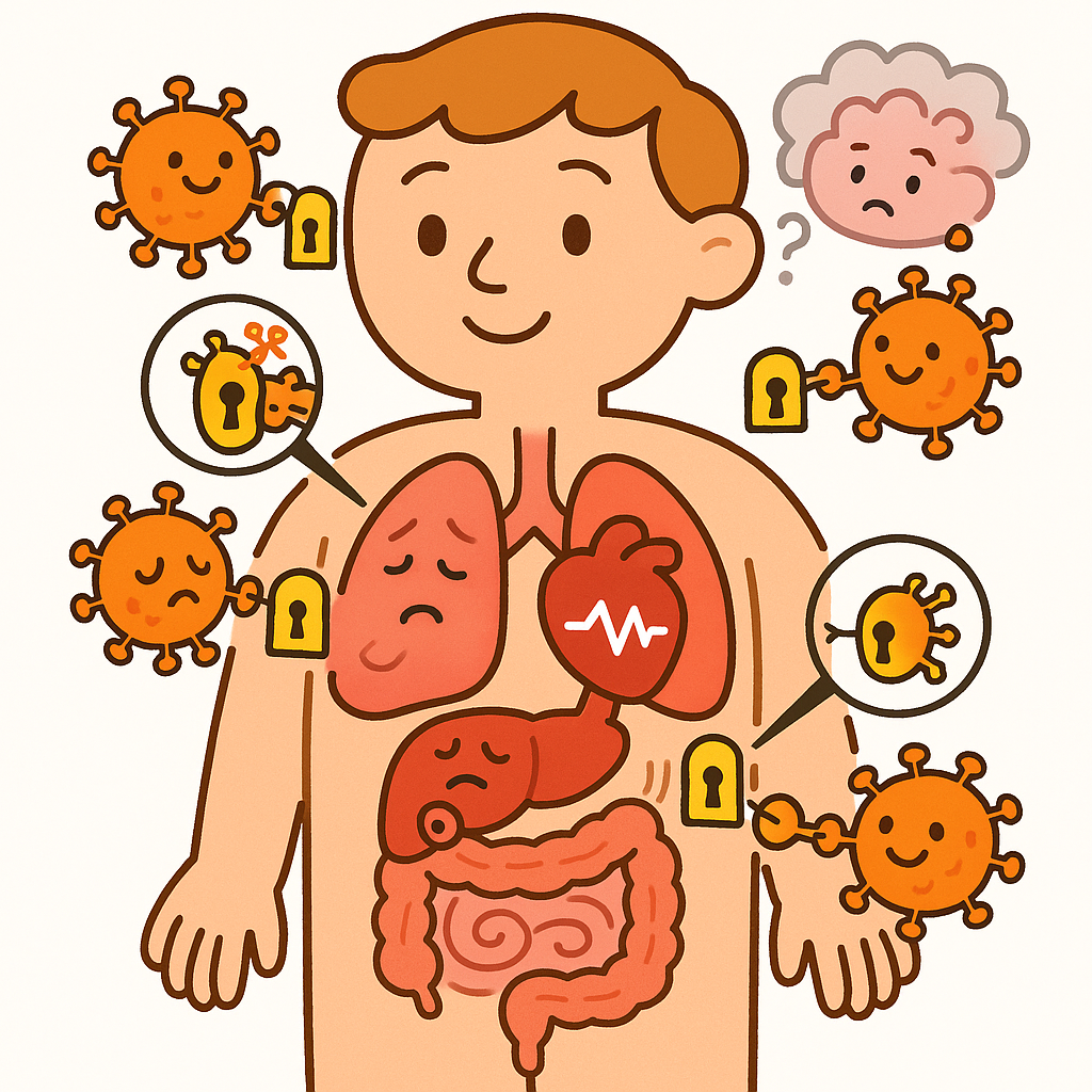 The SARS-CoV-2 virus uses specific 