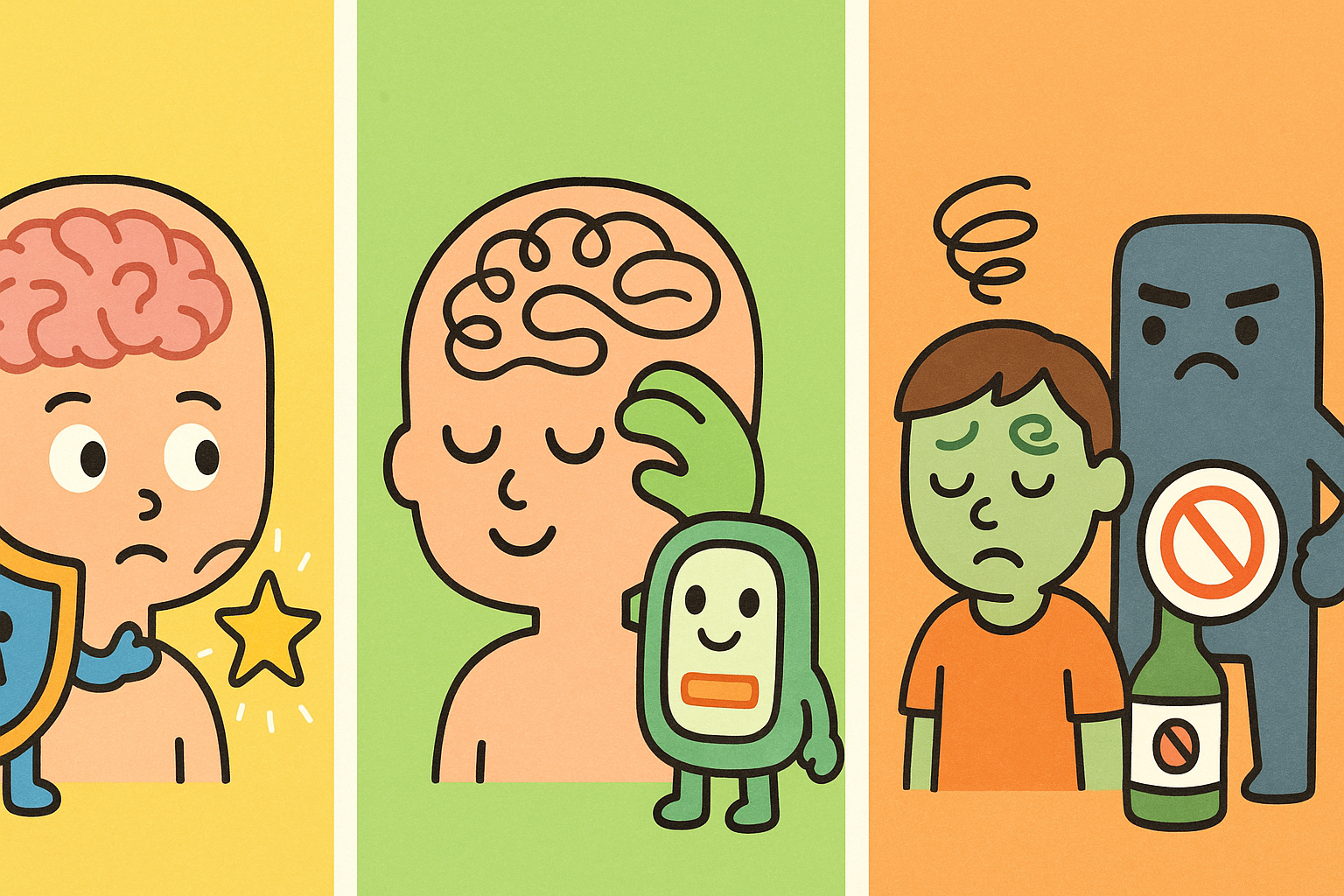 FDA-approved medications help treat AUD in different ways: Naltrexone blocks alcohol's 