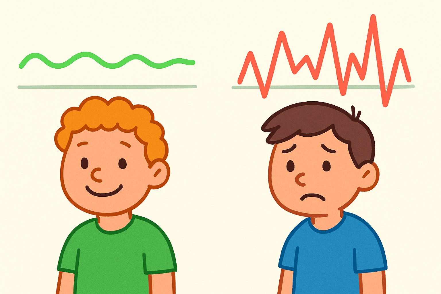 Two people can have the same average blood sugar, but frequent, dramatic swings (high glycemic variability) can be less healthy than stable levels, even if the average is the same.