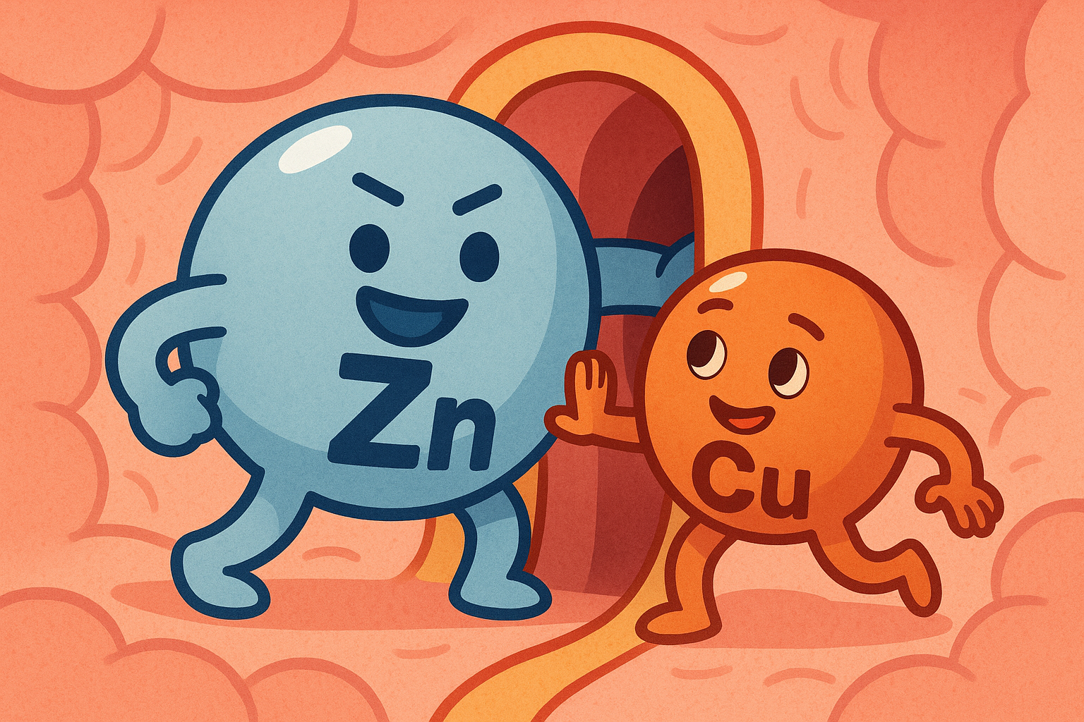 Zinc and copper compete for the same absorption pathways in your gut. If you take too much zinc, it can crowd out copper, leading to a deficiency.