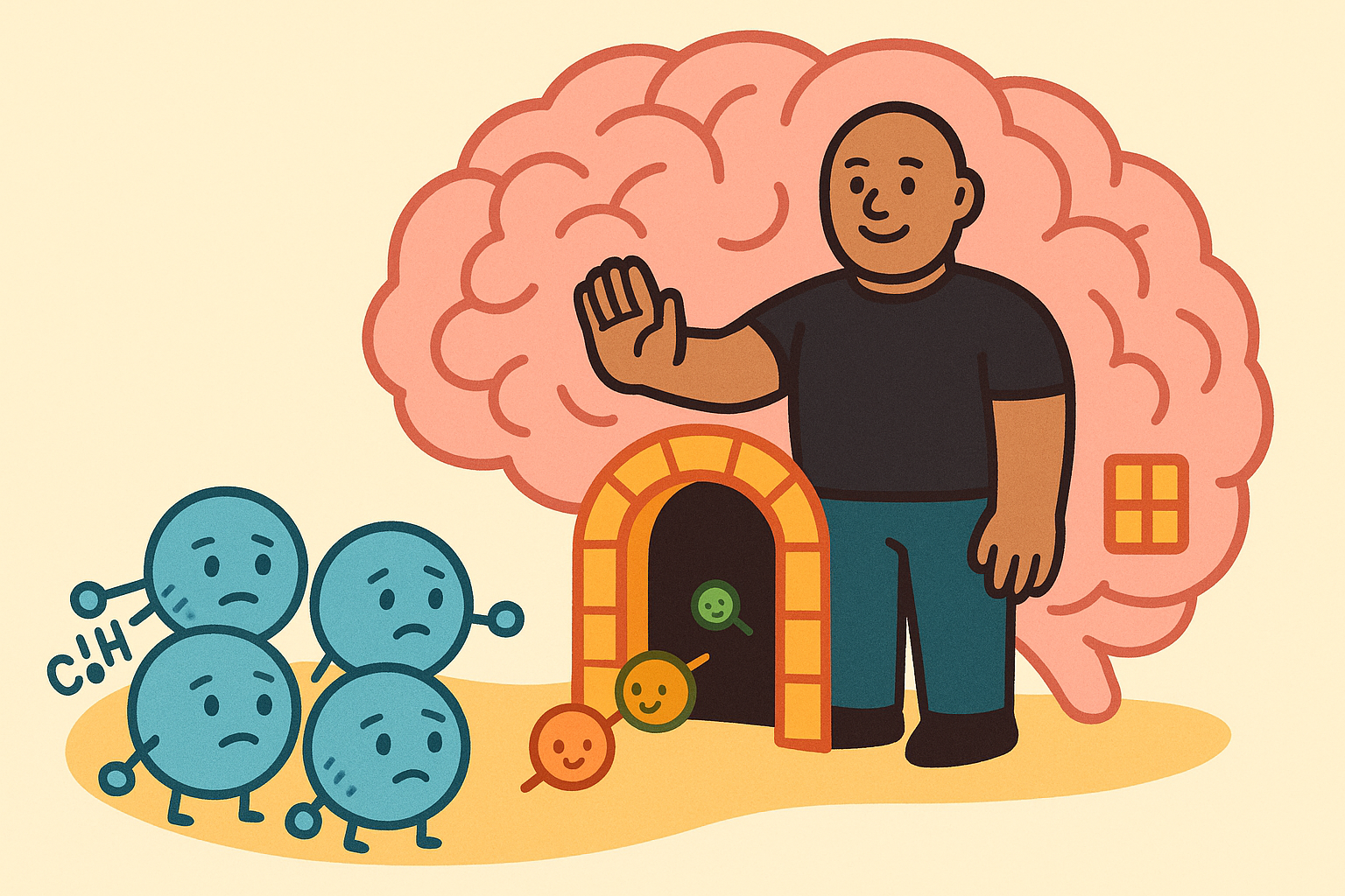 The blood-brain barrier acts like a protective gatekeeper for your brain. While essential for keeping harmful substances out, it also makes it harder for creatine to enter the brain compared to muscles.