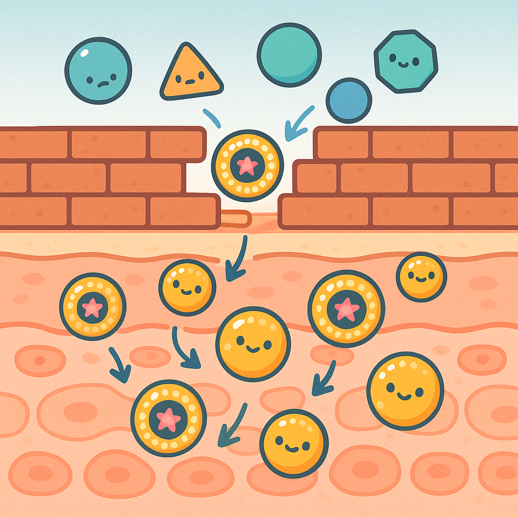 Your skin's outer layer acts like a strong barrier, making it hard for ingredients to get in. Nanoliposomes are tiny fat bubbles that can carry active compounds through this barrier, delivering them to deeper skin layers where they can work effectively.