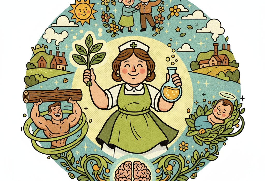 Illustration for What Science Actually Says About Herbal Medicine Benefits