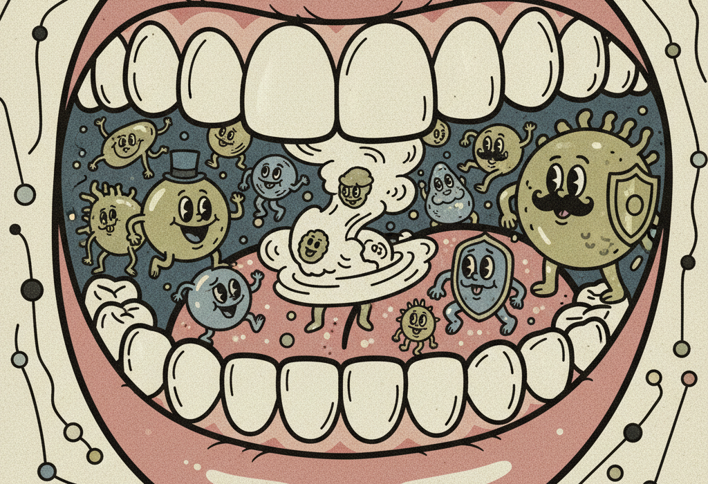 Illustration for Understanding Your Oral Microbiome and Leaky Gum Syndrome