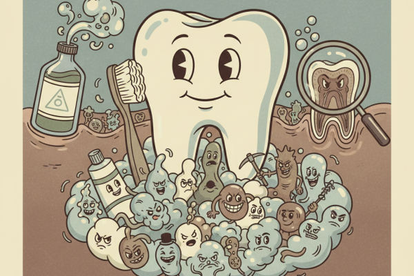 Illustration for How Your Oral Microbiome Actually Affects Your Entire Body