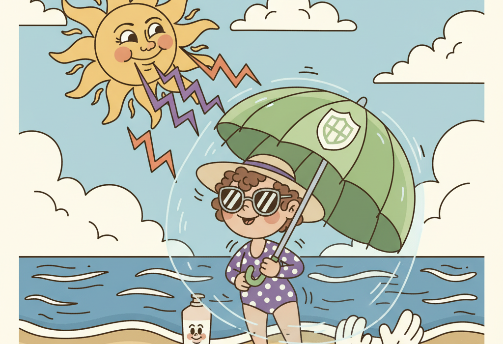 Illustration for Protecting Skin From UV Damage: What the Latest Science Says