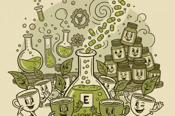 Illustration for What Science Actually Says About Green Tea Extract Supplements