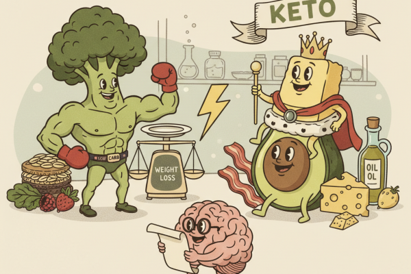 Illustration for Low Carb vs. Keto Diet: What Science Actually Says