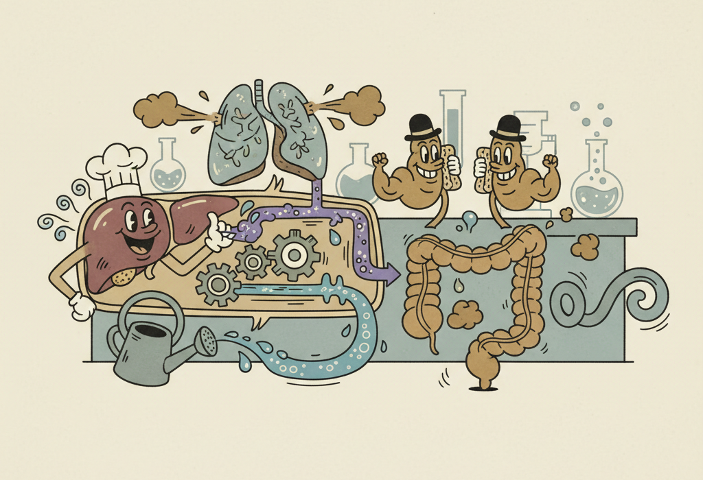Illustration for How Your Body Actually Detoxifies: The Science of Cellular Cleanup