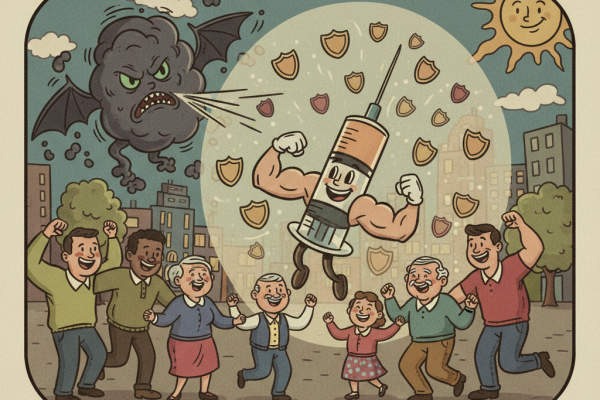 Illustration for What Science Actually Says About Flu Vaccination Benefits