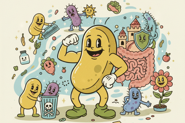 Illustration for What Science Actually Says About the Health Benefits of Probiotics