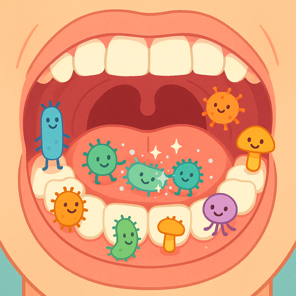 Your mouth is home to a vast community of microscopic life, called the oral microbiome. In a healthy mouth, these diverse microbes live in balance and help keep you well.