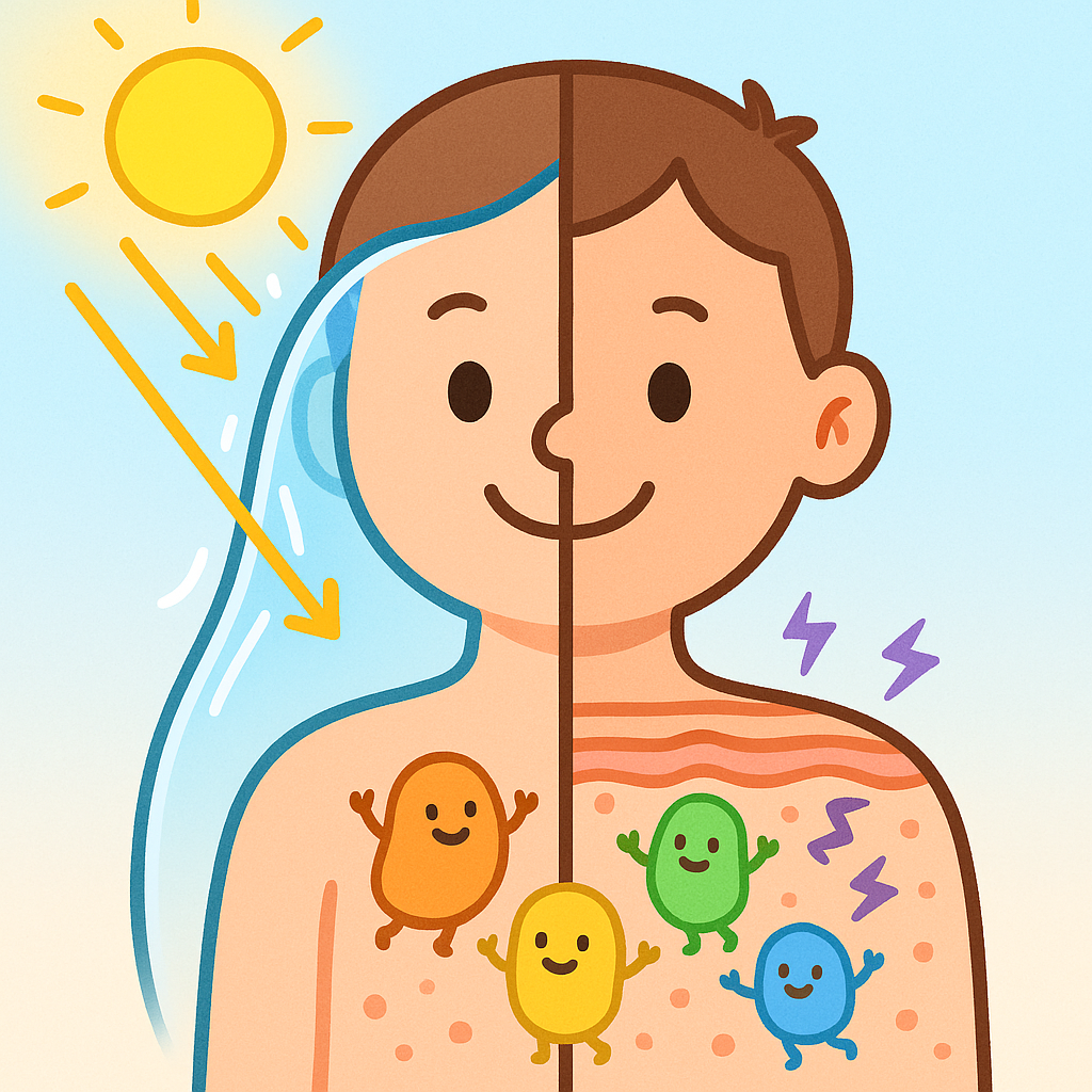 Protecting your skin from UV damage involves two main strategies: blocking rays from the outside with sunscreen, and neutralizing damage on the inside with antioxidants.