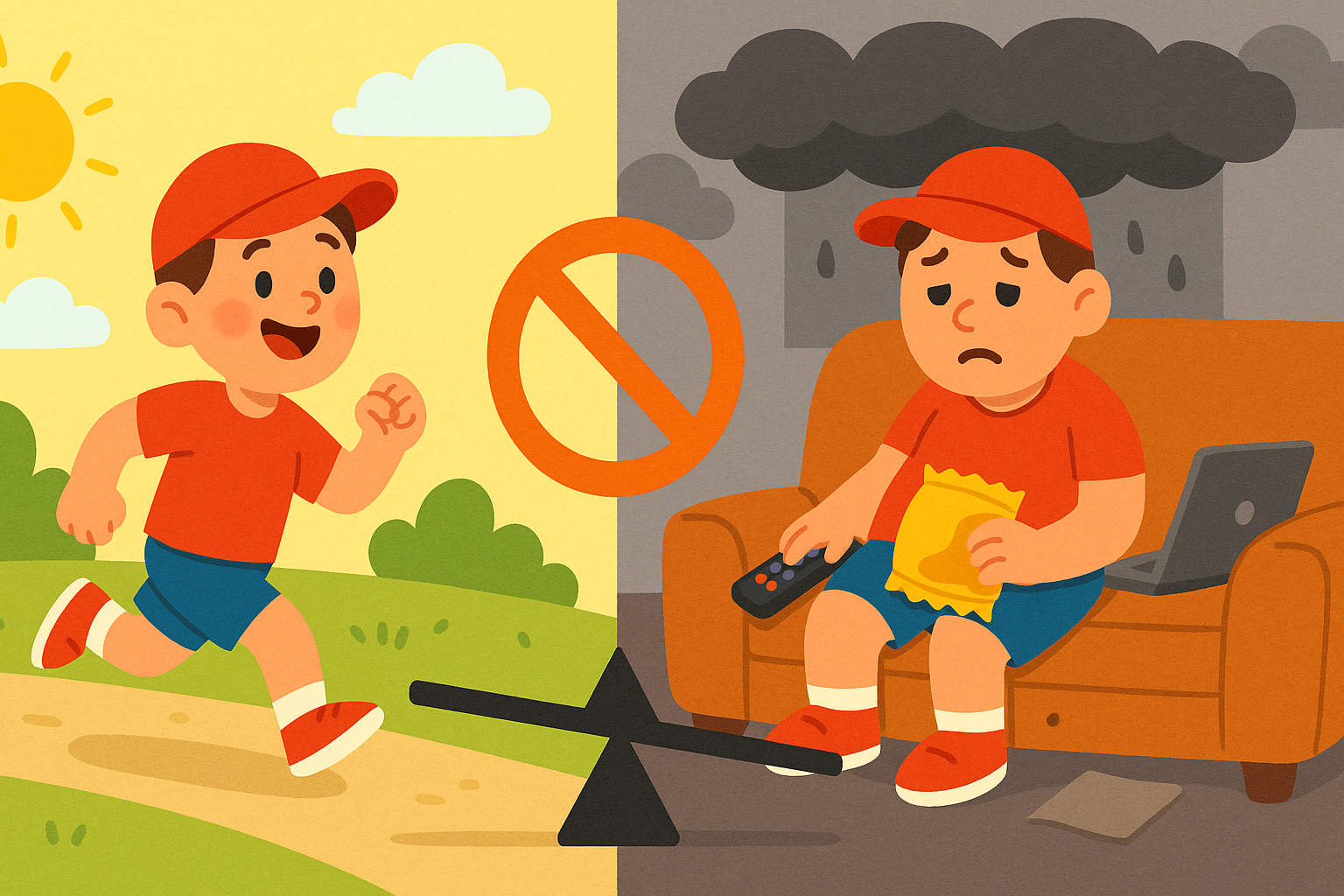 Even if you exercise regularly, prolonged sitting can still harm your health. This is known as the 'active couch potato' paradox, showing that exercise alone doesn't cancel out sitting all day.