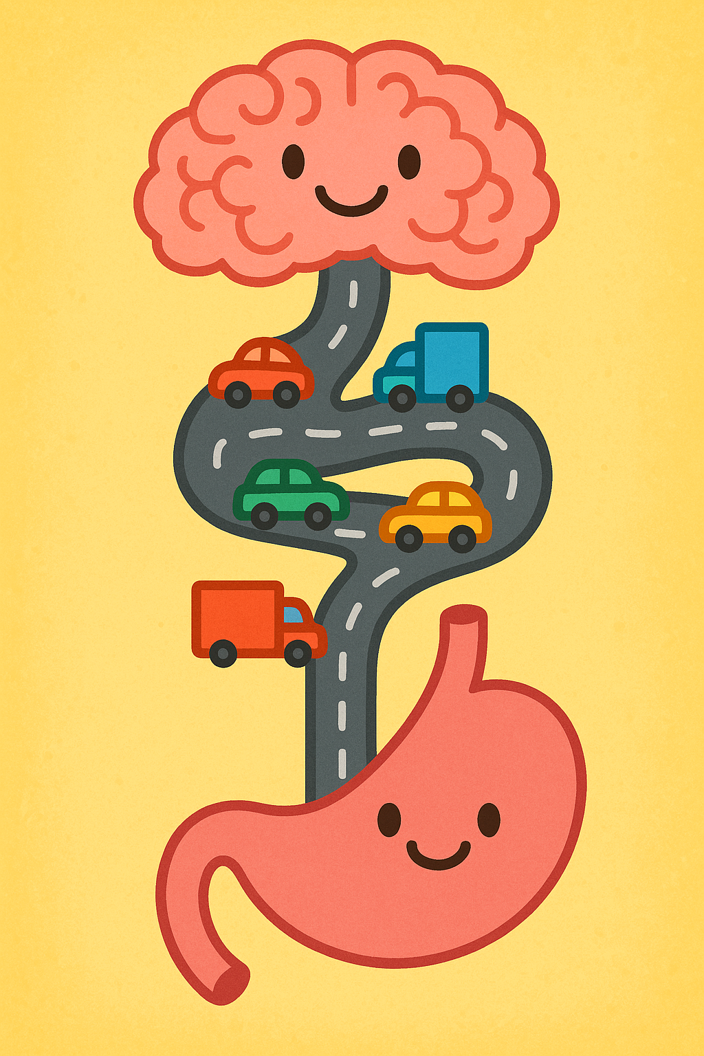 The vagus nerve acts like a superhighway, providing a direct connection that allows your gut and brain to send messages quickly and efficiently to each other.