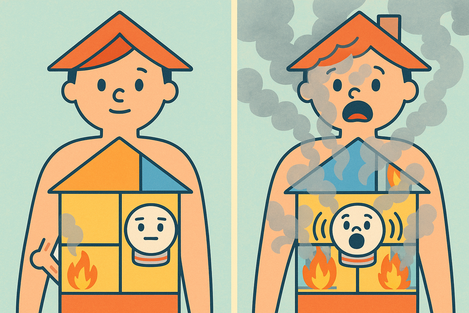 Systemic blood tests are like a main hallway smoke alarm. They can miss small, local 'fires' (like osteoarthritis in a joint) but easily detect widespread 'smoke' from inflammation affecting many parts of the body.