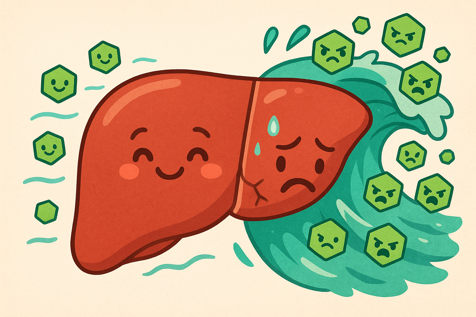 While drinking tea is safe, taking very high doses of green tea extract can overwhelm the liver. This rapid, concentrated influx of EGCG can lead to oxidative stress and liver damage.